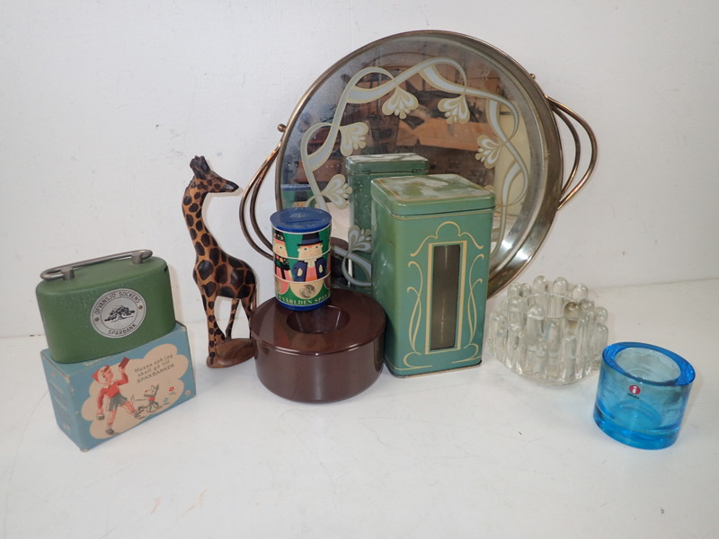 Sparbössor,ljuslyktor m.m