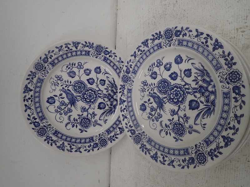6st mattallrikar "Nanking" Staffordshire