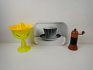 CITRUSPRESS Alessi, KRYDDKVARN Peugeot + BRICKA