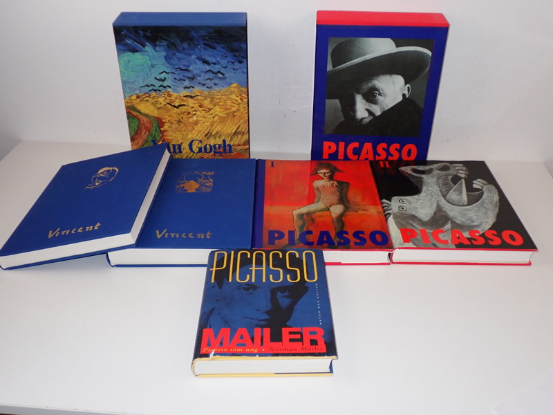 BÖCKER 3 st PICASSO + 2 st VAN GOGH