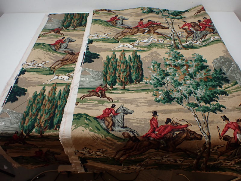 2 st GARDINLÄNGDER, Sandersons Fabrics