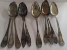 10st matskedar i silver  18-1900 tal Vikt: 540gr