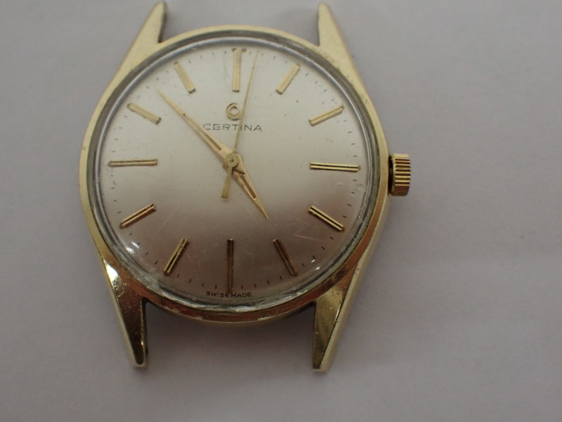 ARMBANDSUR Certina guld på stål