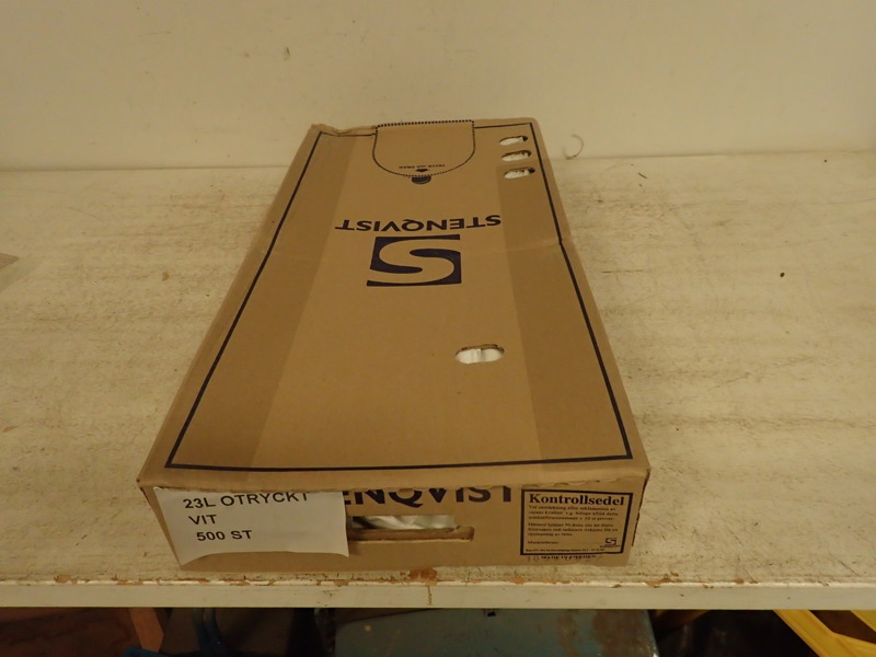 Plastkassar  23L    500st