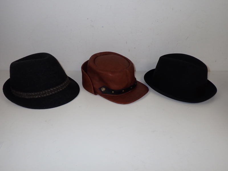 3 st HATTAR bl a Stetson