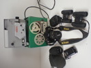 PROJEKTOR, KAMERA Nikon med tbh + 2 st KIKARE