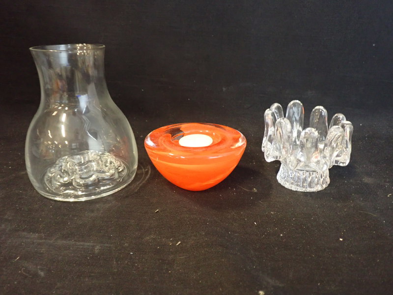 VAS "Flora" Orrefors + LJUSLYKTOR