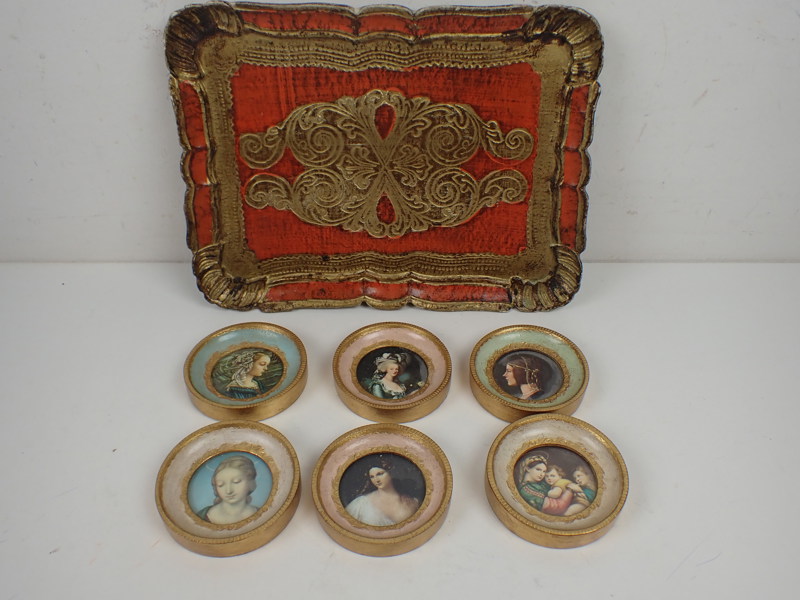 BRICKA med 6 st MINIATYRER