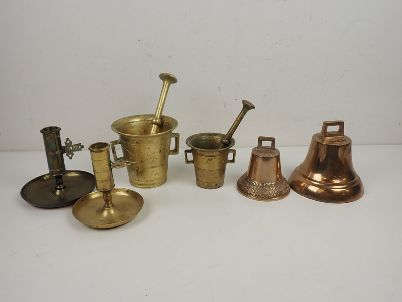 6 delar MÄSSING, Gustafs, Skultuna ,WMF m m