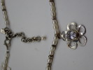 HALSBAND med pärlor och Silver