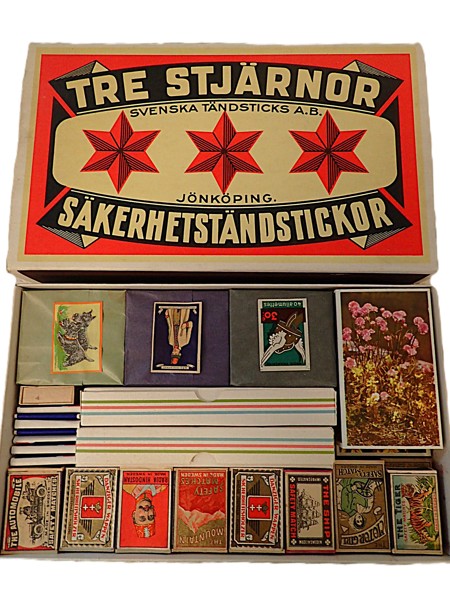 Tändsticksask presentförpackning 1960-tal