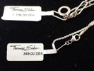 2 st SILVERHALSBAND Thomas Sabo