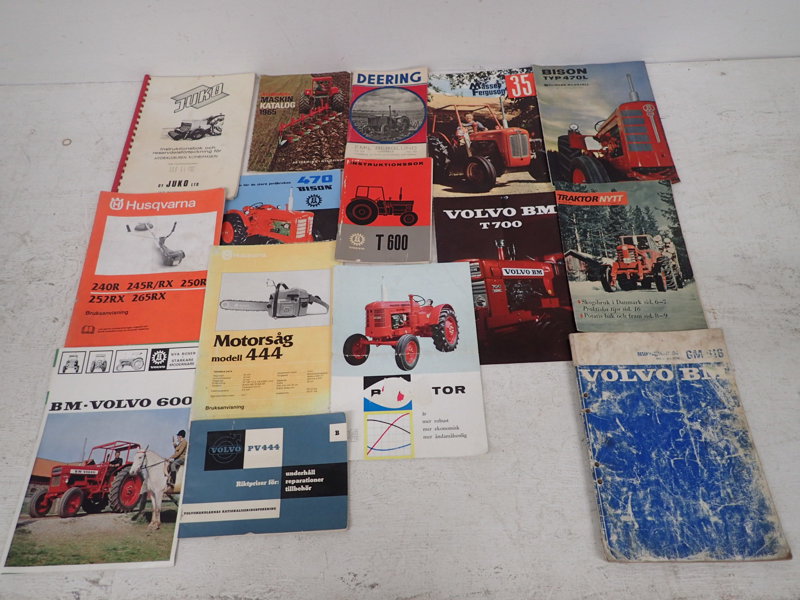 Instruktionsböcker m.m