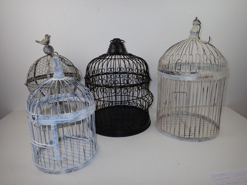 4 st DEKORATIONSBURAR i metall