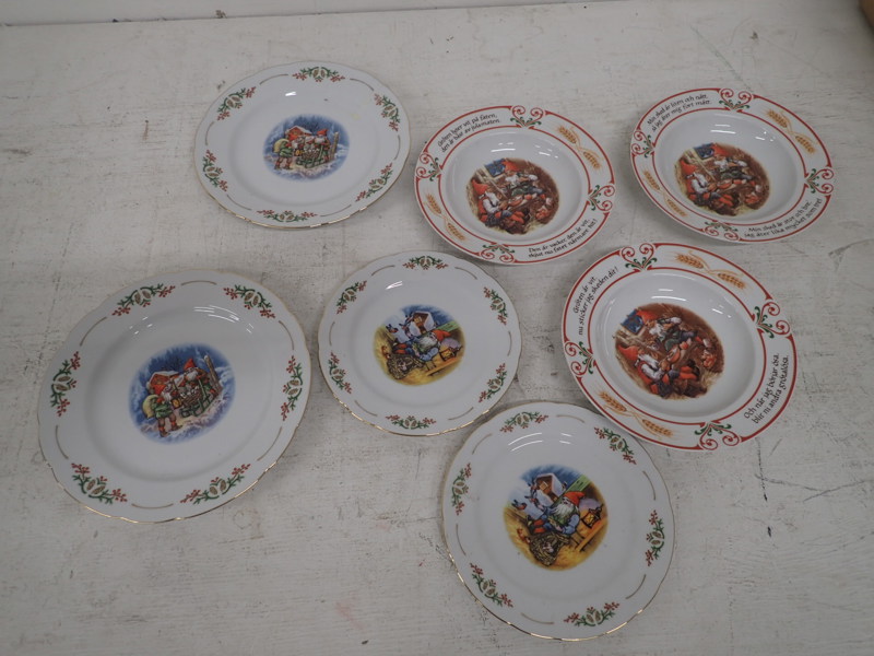 7-delar julporslin  4-klövern