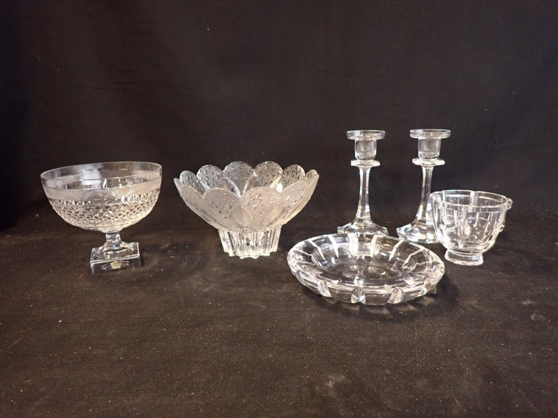 KRISTALLSKÅLAR + LJUSSTAKAR