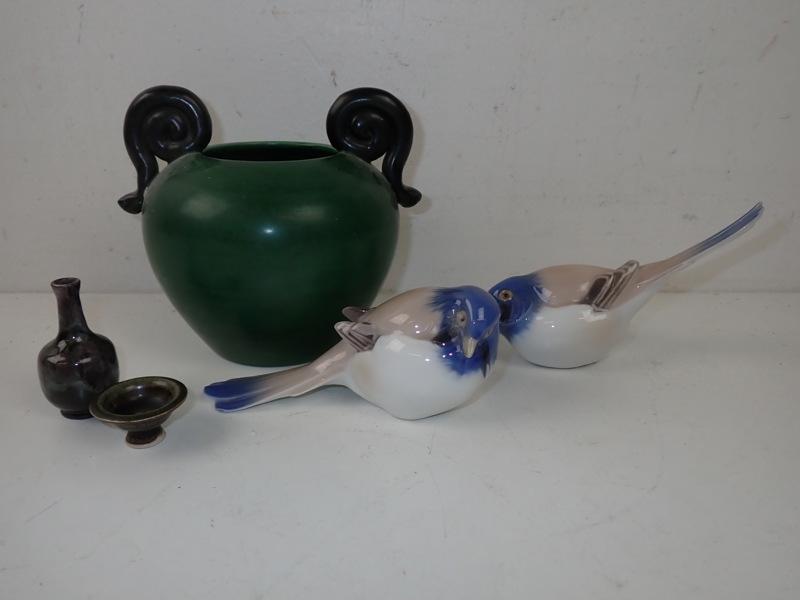 VAS, MINIATYRER + FÅGLAR