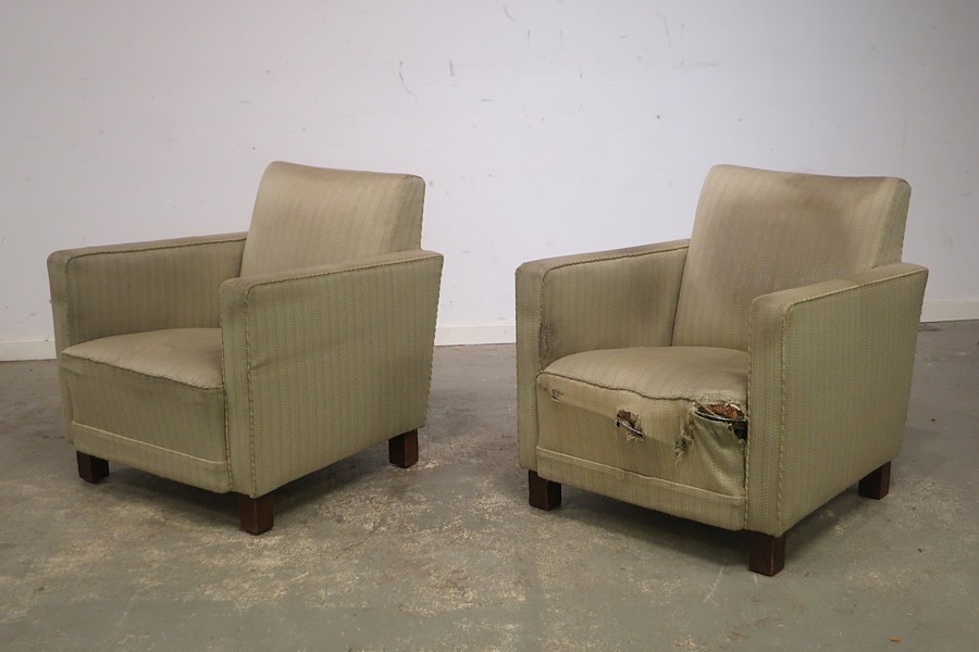 FÅTÖLJER, TROLIGEN BJÖRN TRÄGÅRDH FÖR FIRMA SVENSKT TENN