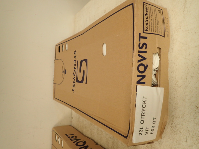 Plastkassar  23L  500st i förpackning