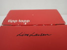 4 st SNAPSGLAS "Tipp Tapp", Lisa Larson