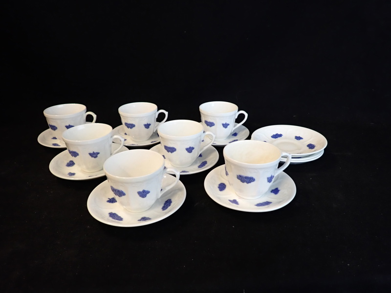 KAFFEKOPPAR "Blå Blom" Gustavsberg