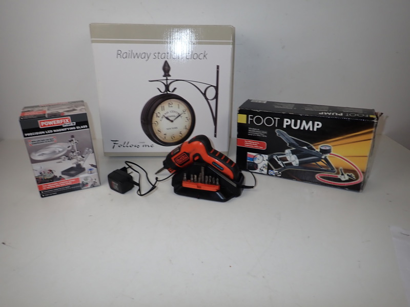 PUMP, BORRMASKIN, VÄGGUR m m