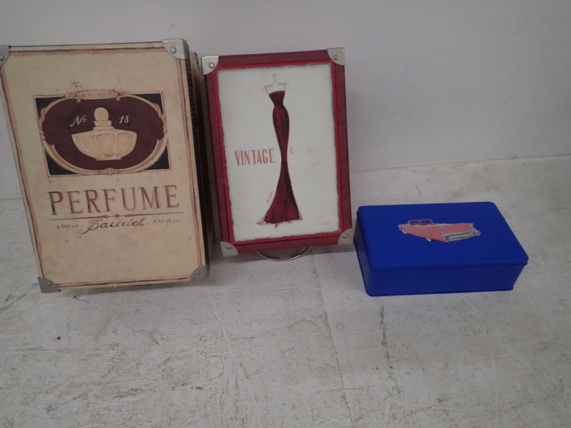 3 förvaringslådor L:24-34cm