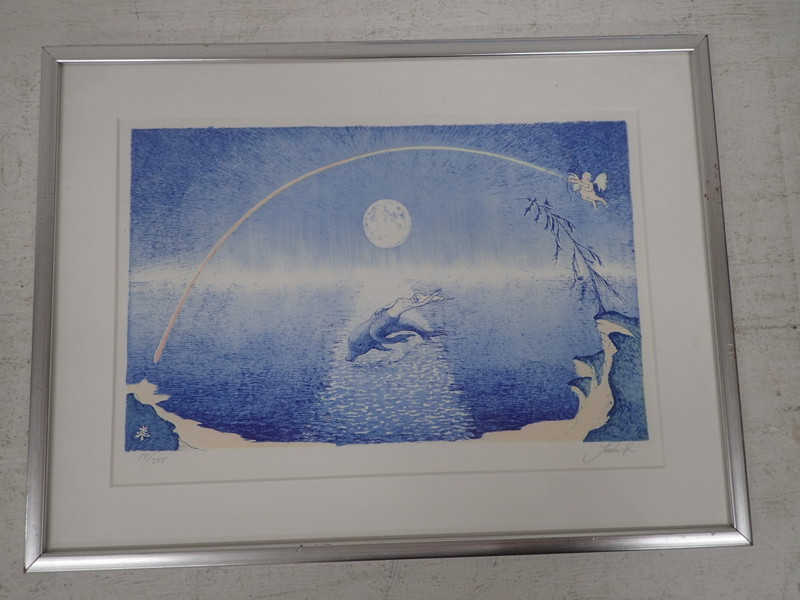 Jerker Andersson lito 17/225 28x42cm bildyta