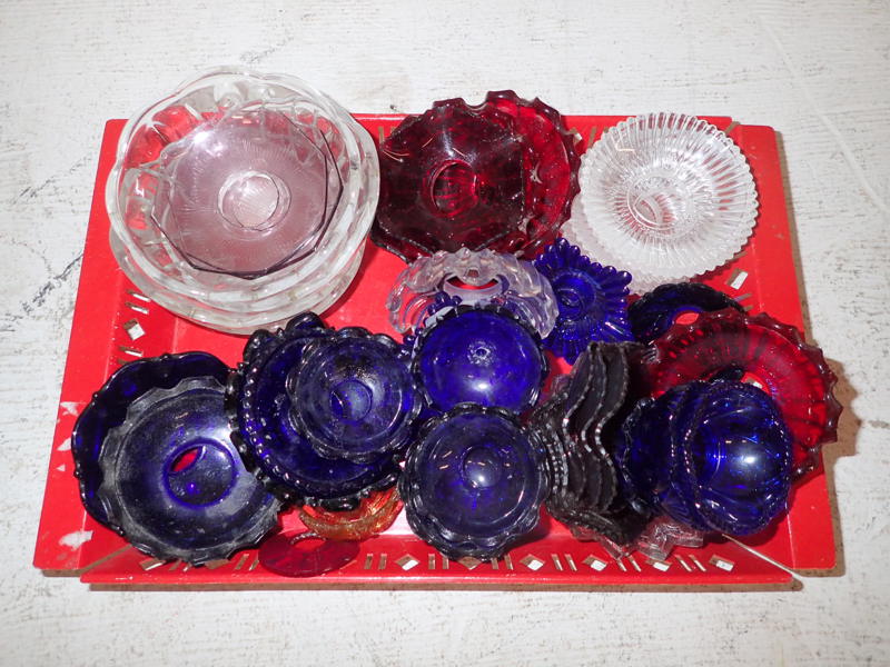 Ljusmanschetter i glas