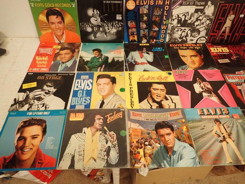 Vinyl Lp-skivor   "Elvis Presley"