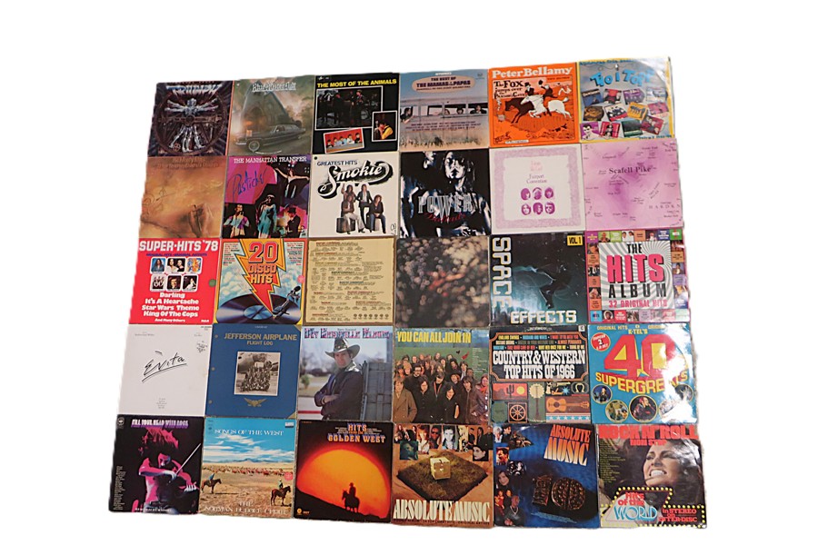 LP-SKIVOR 76st. BLANDAD MUSIK