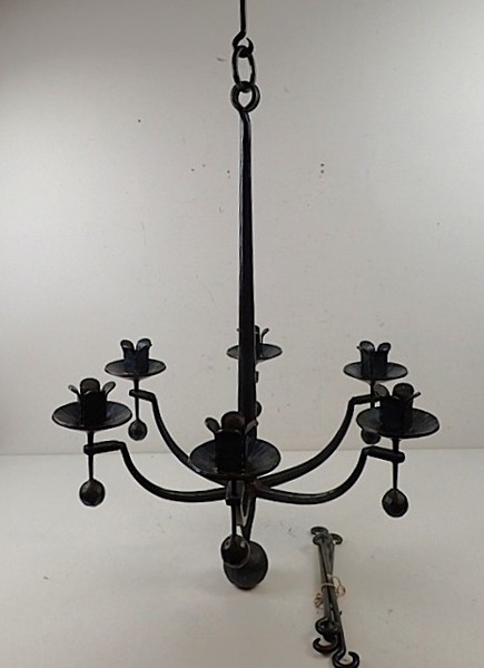 Ljuskrona i smide från Boda Smide