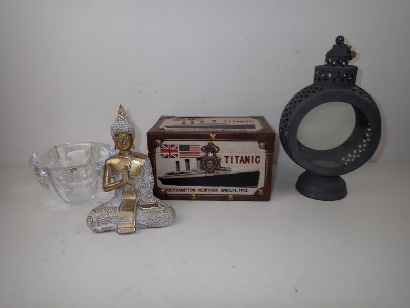 SKRIN, KRISTALLSKÅL m m