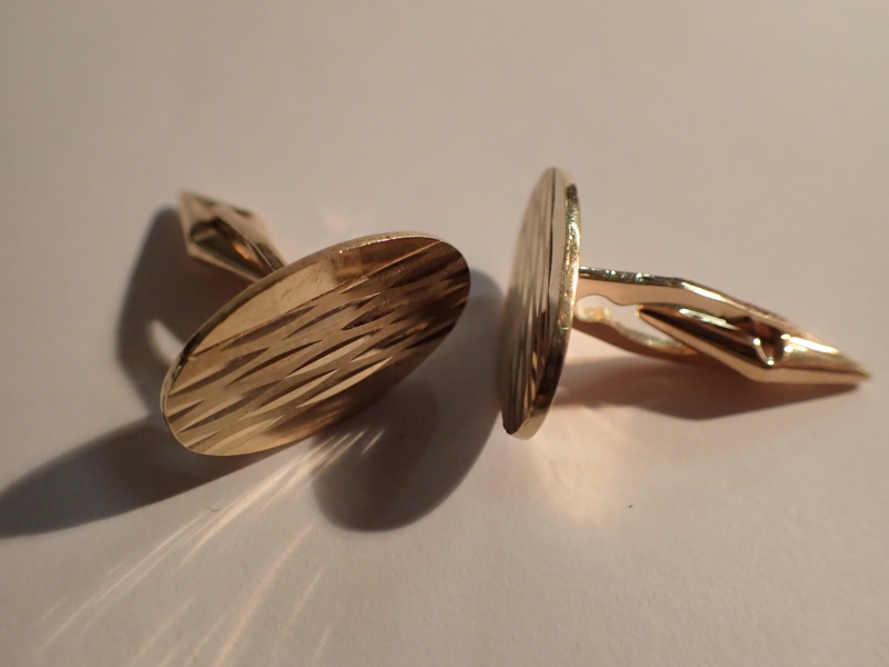 Manschettknappar 18k vikt:13,7gr