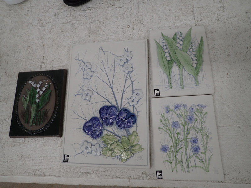 4st väggplattor JIE L:17-31cm