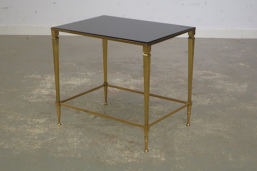 LAMPBORD MED SVART GLASSKIVA