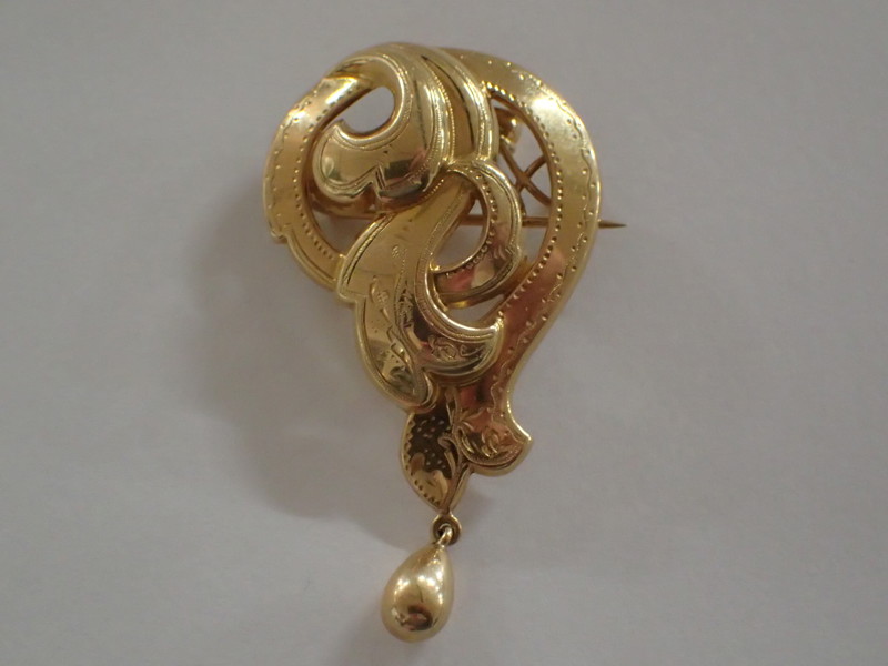 Brosch  18k   vikt:3,6gr