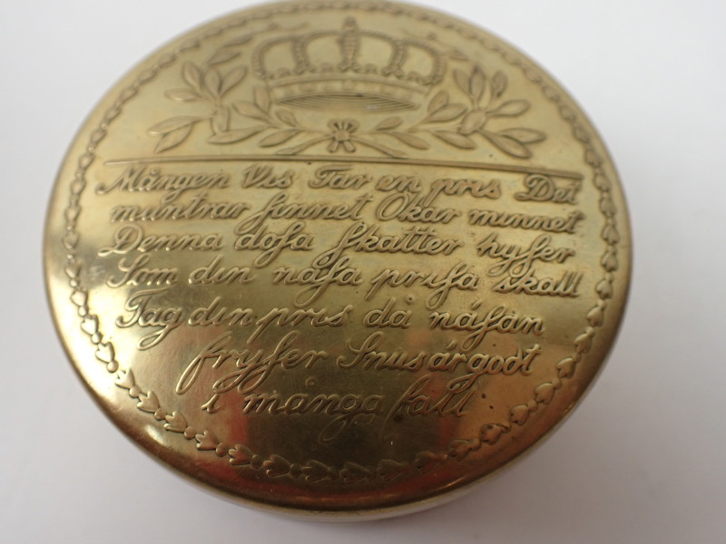 MÄSSINGDOSA, Skultuna