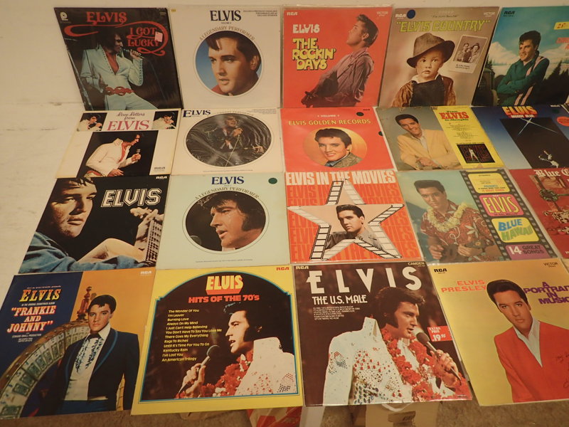 Vinyl Lp-skivor    "Elvis Presley"