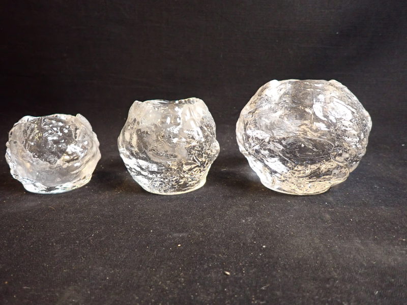 3 st LJUSLYKTOR "Snöboll"