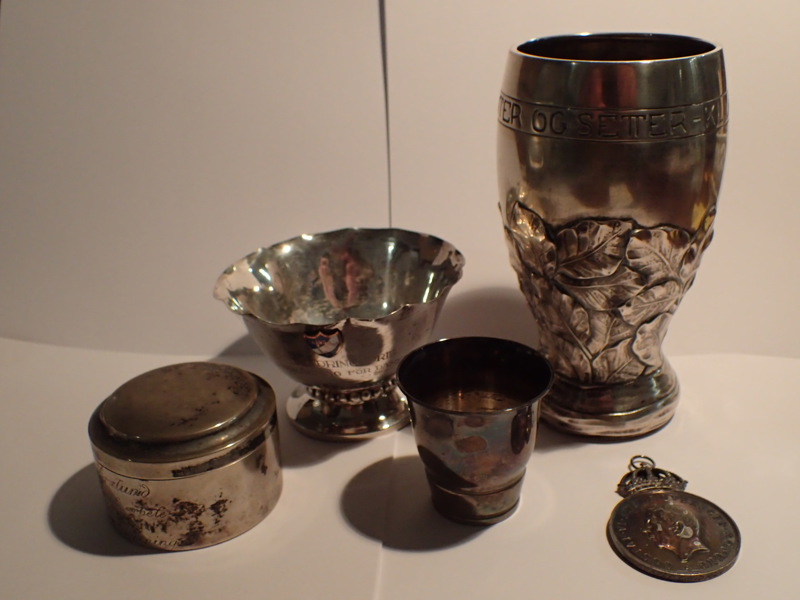 5-delar i silver   Vikt:354gr