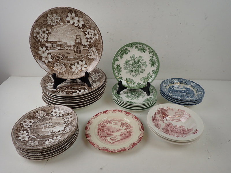 PARTI PORSLIN bl a "Kungliga Slott" "Fasan"