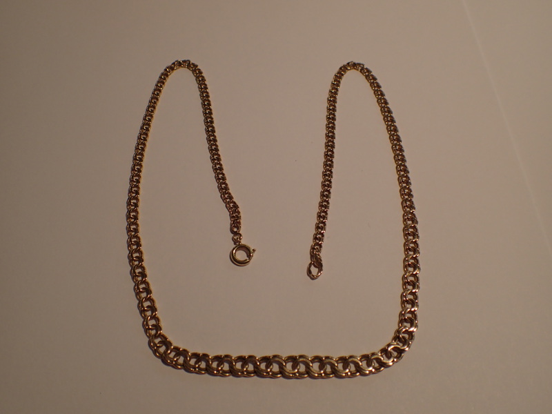 Halskedja 18k bismark    vikt:11,8gr