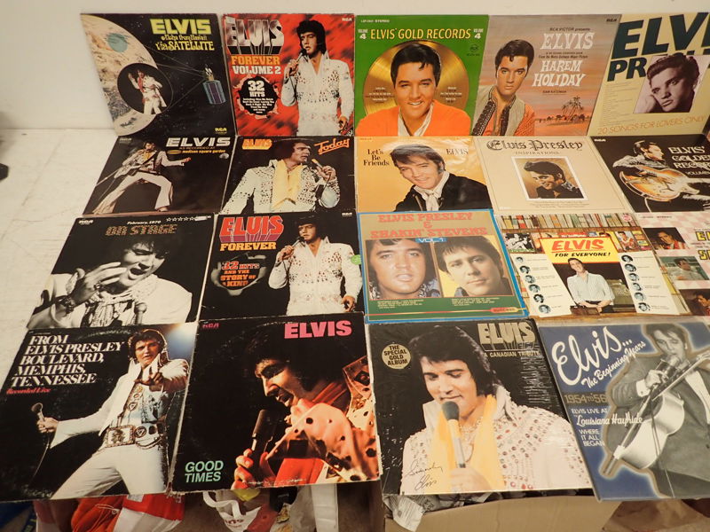 Vinyl LP-skivor   "Elvis Presley"