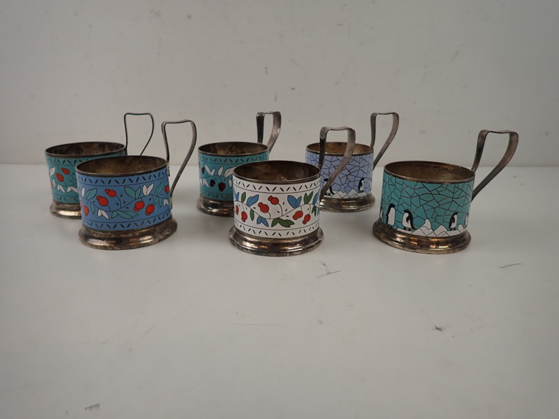 6 st TEKOPPSHÅLLARE, Ryssland