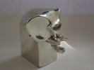 Elefant i nysilver design:G.Cyrén H:6cm