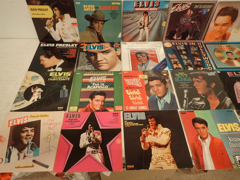 Vinyl LP-skivor  "Elvis Presley"