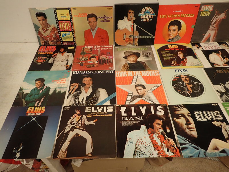 Vinyl LP-skivor  "Elvis Presley"