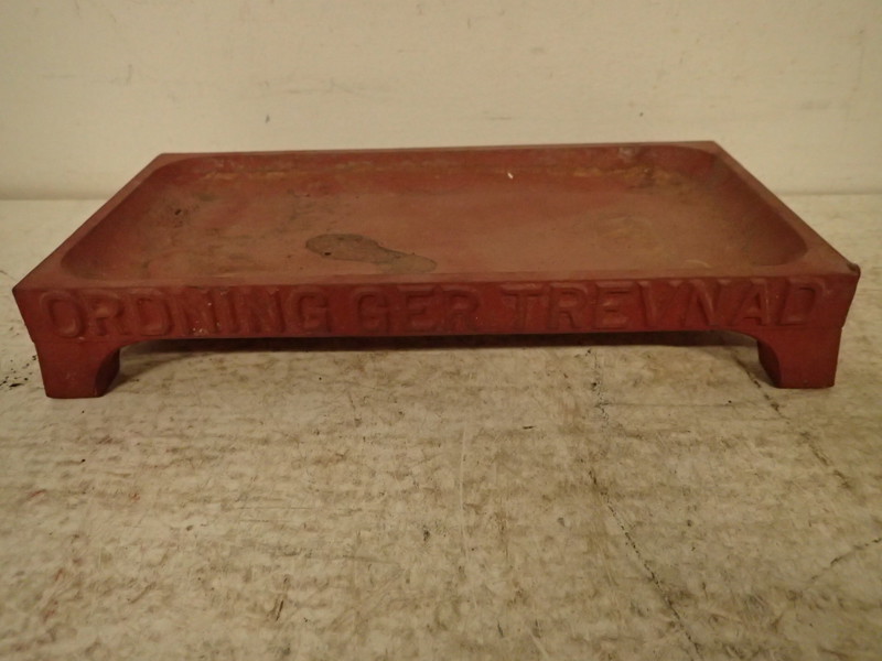 Järnfat "Ordning Ger Trevnad"     30x15cm
