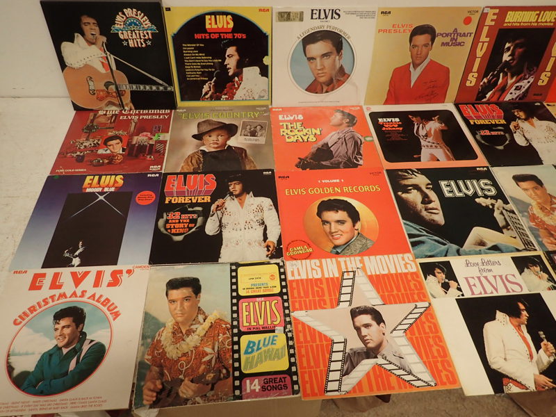 Vinyl  LP-skivor  "Elvis Presley"